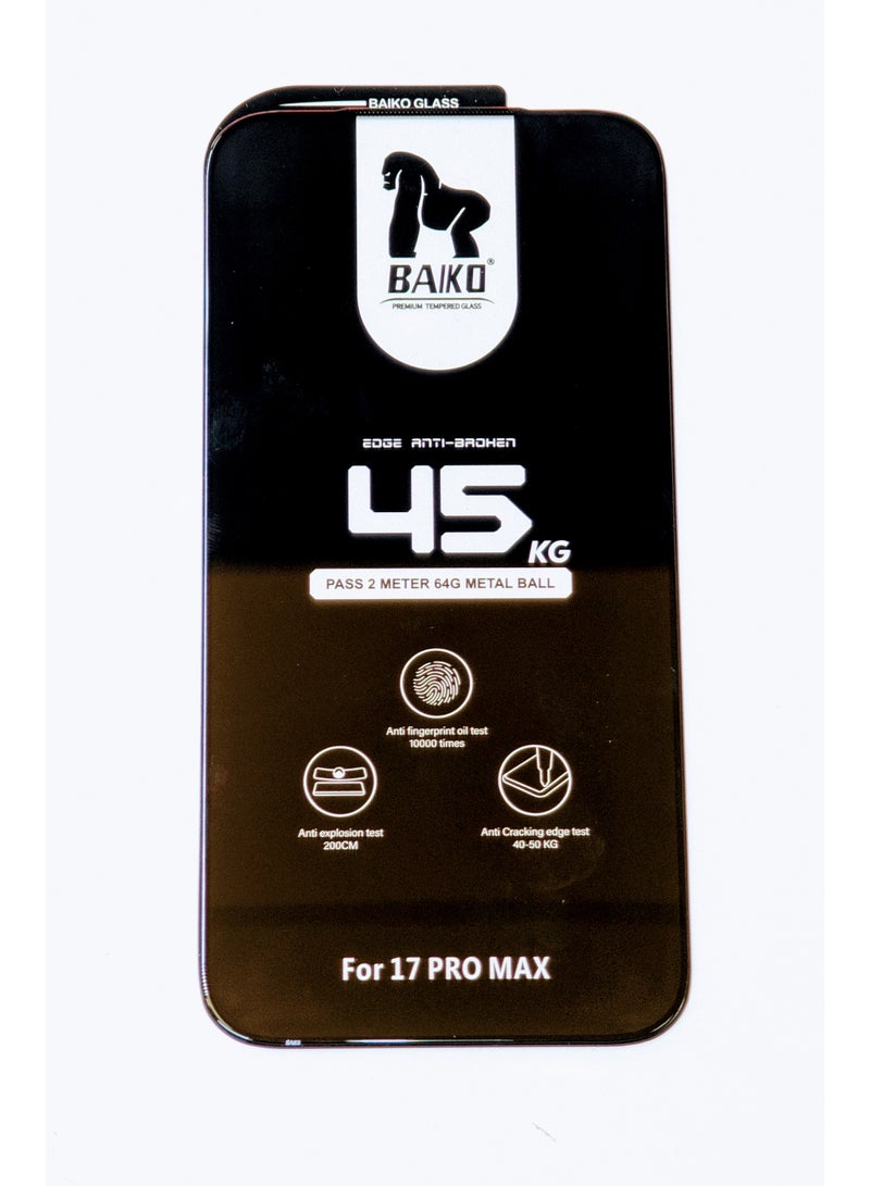 Baiko Premium Anti-Broken Glass Screen Protector iPhone 17 Pro Max - Image 3